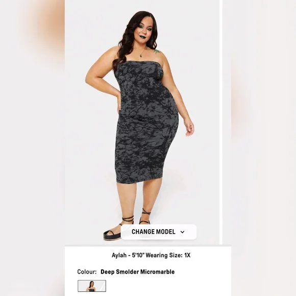 NWOT YITTY Convertibal Scultpting Shapeware Dress - Picture 1 of 5